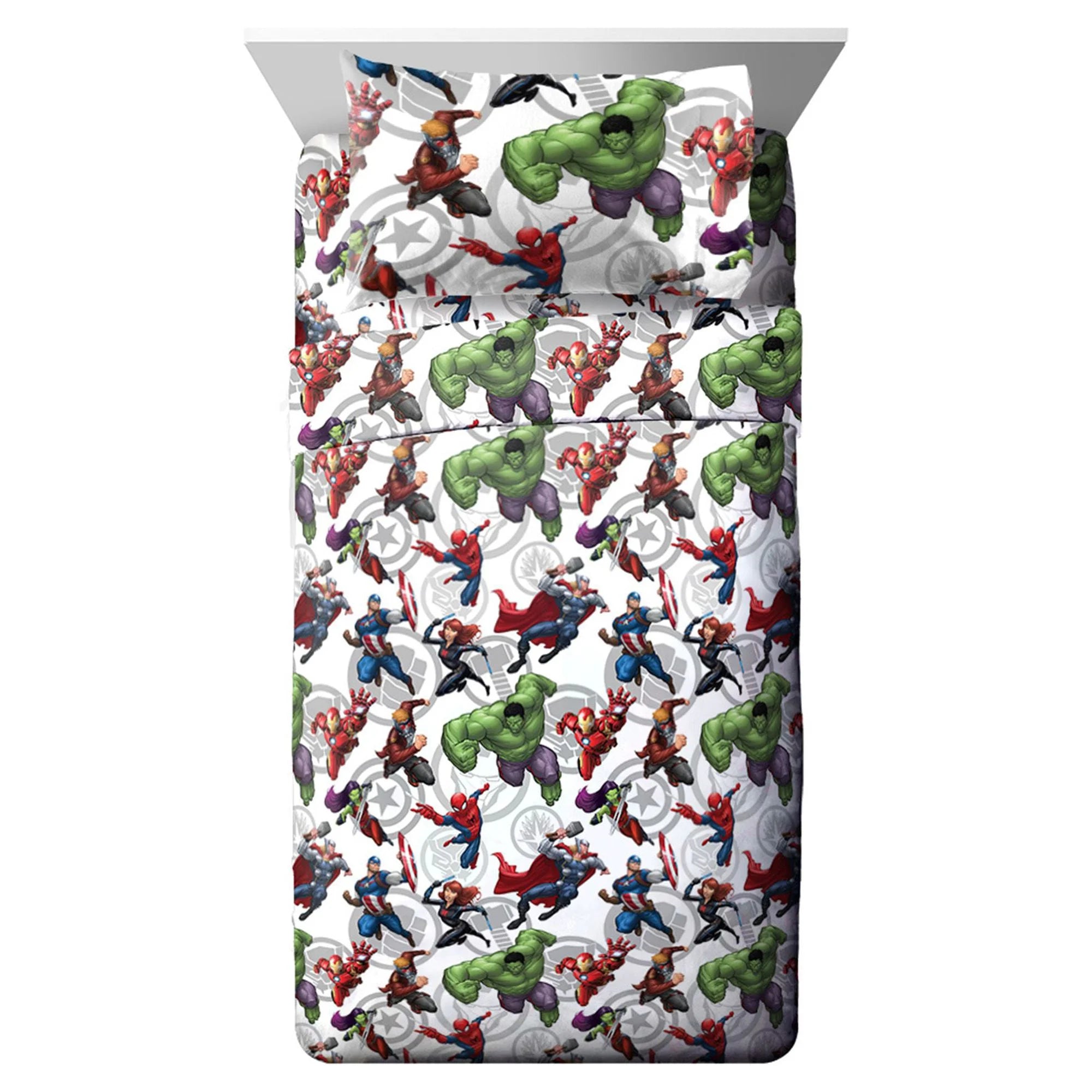 Marvel Avengers 4 Piece Twin Bed-in-a-Bag, Microfiber G516