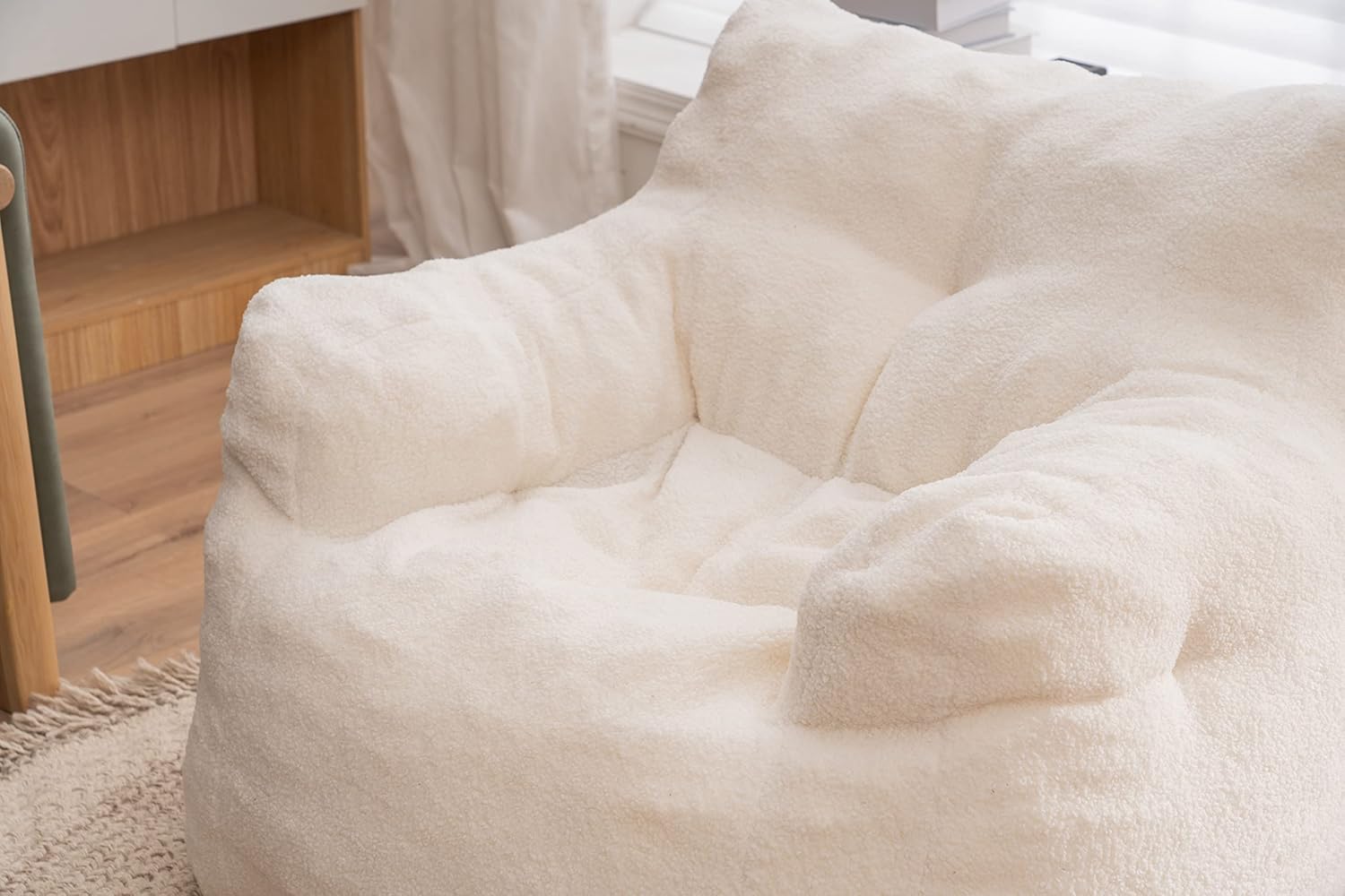 Ean Bag Chairs Beanbag Chair Couch Soft Fuzzy Sack for Adults Kids Teens X870291