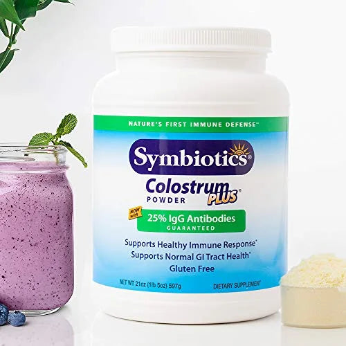 Symbiotics Colostrum Plus Powder Supplement, 6.3 oz (180 g) V84002