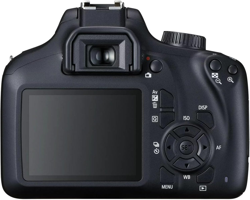 Canon EOS 4000D / Rebel T100 DSLR Camera with 18-55mm and 75-300mm Lenses, 128GB Bundle (Renewed) F892