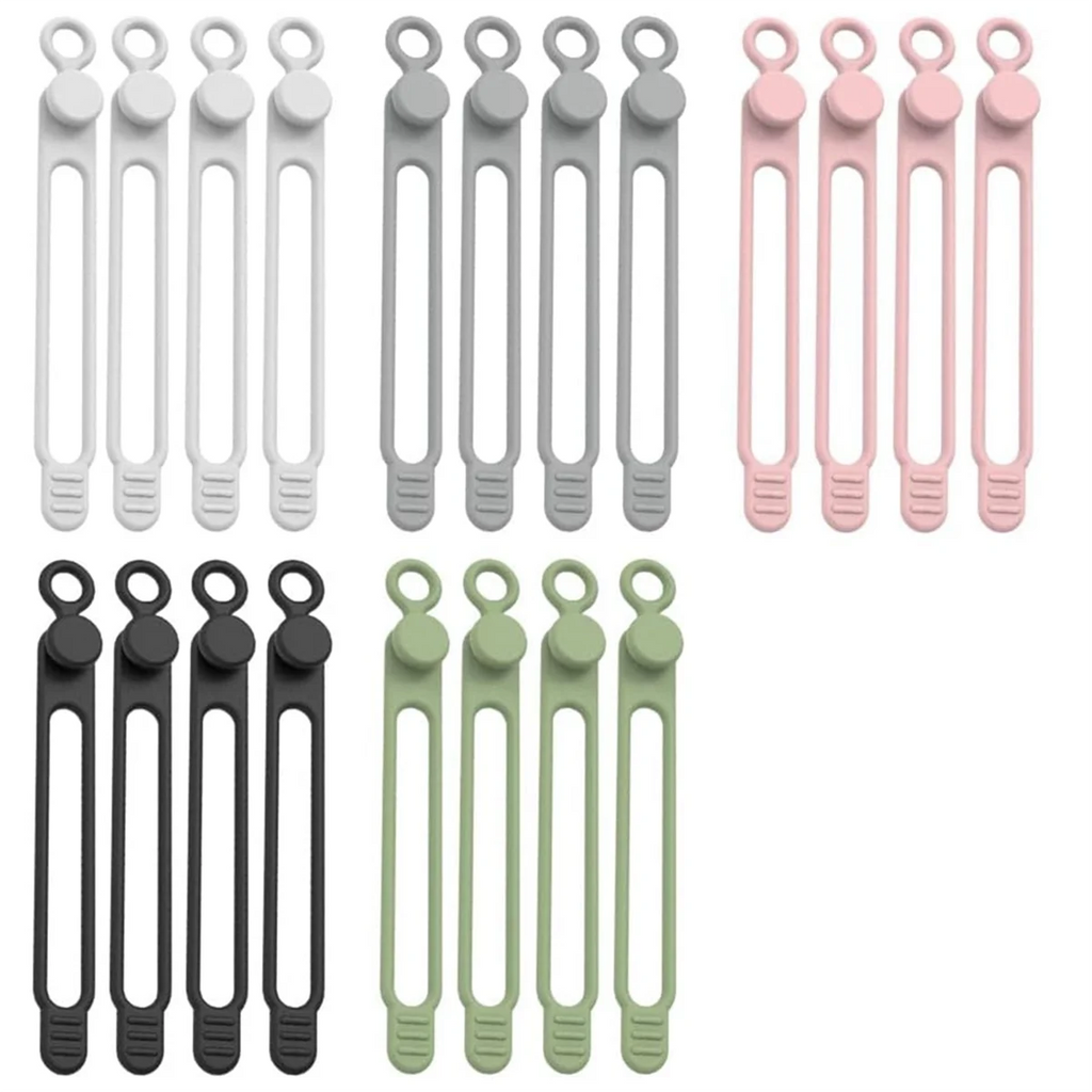 Silicone Reusable Cable Organizer Ties M844759