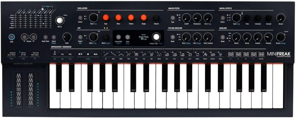 Arturia MiniFreak 37-Key Hybrid Synthesizer Bundle with Headphones and Sustain Pedal S85405