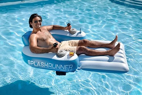 PoolCandy Splash Runner Motorized Pool Lounger L3704