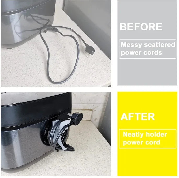 Cord Organizer for Appliances, 4 Pack Stick On Wire Wrapper G447712