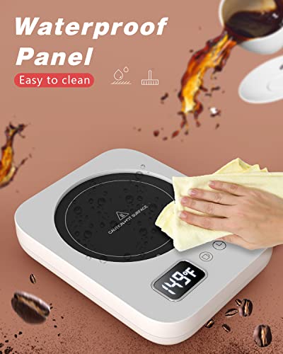Coffee Mug Warmer with 3-Temp Settings and Auto Shut Off W608417