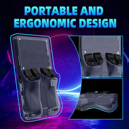 R36MAX Retro Handheld Game Console 64GB Preloaded Portable Emulator with 4.0-in HD IPS Screen E294502
