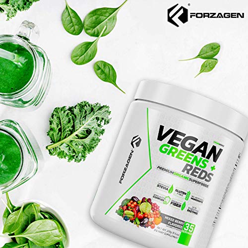 Forzagen Vegan Greens & Reds Superfood Powder, 35 Servings T46144