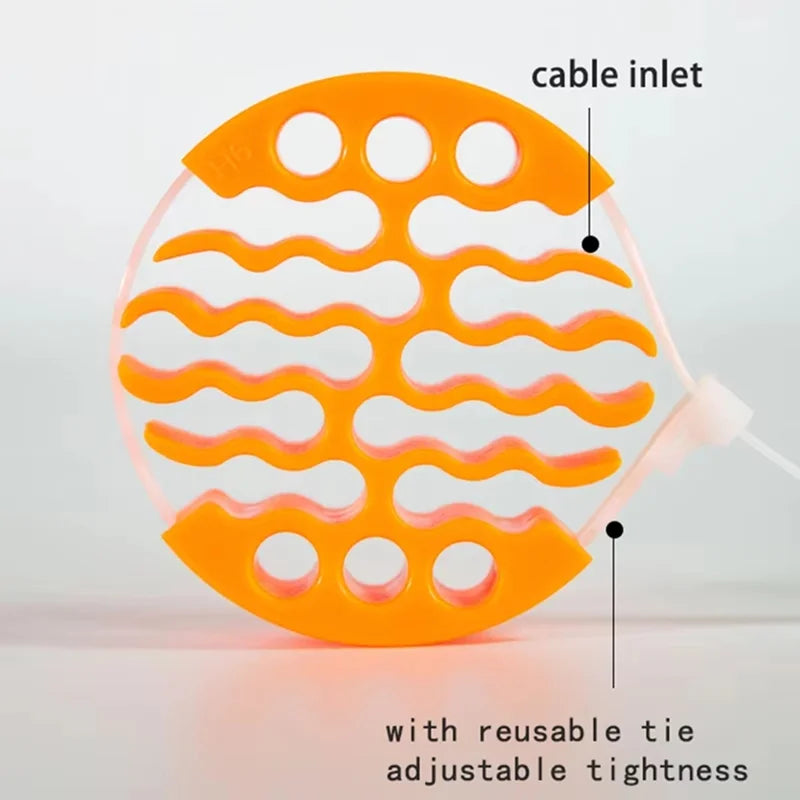 2pcs Cable Organizing Tool with Hook and Loop Fastener, Wire Comb for Data Center B748240