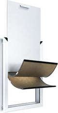 Giant Dog Door for Exterior Doors: Heavy Duty Aluminum Doggie Door, Extreme Weather Doggy Door for Large and Extra Large Dogs Up to 220 lbs, Dual Flap Insulated Dog Door, Lockable