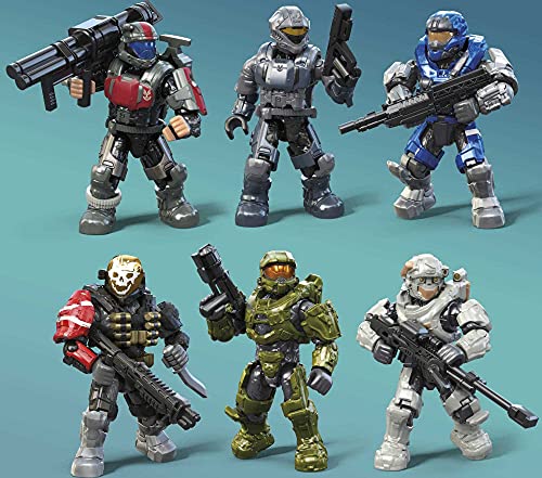 MEGA Halo Action Figure Building Toys Set, 20th Anniversary Collector Pack, 352 Pieces S3177