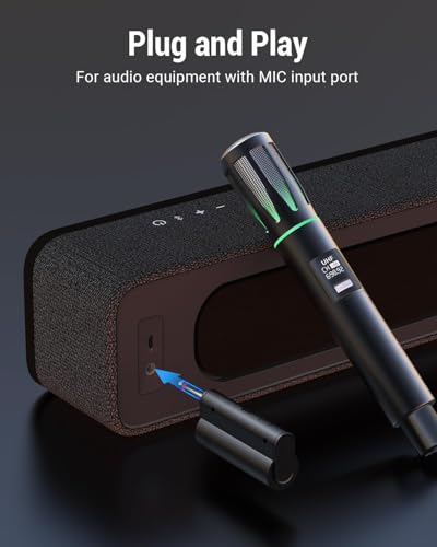 XZL Professional Wireless Microphone with Receiver for Karaoke, Party, Stage C4284