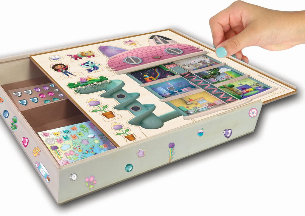 Tara Toys DreamWorks Gabby's Dollhouse Wood Dollhouse Activity for Toddlers Ages 3 and Up F67330