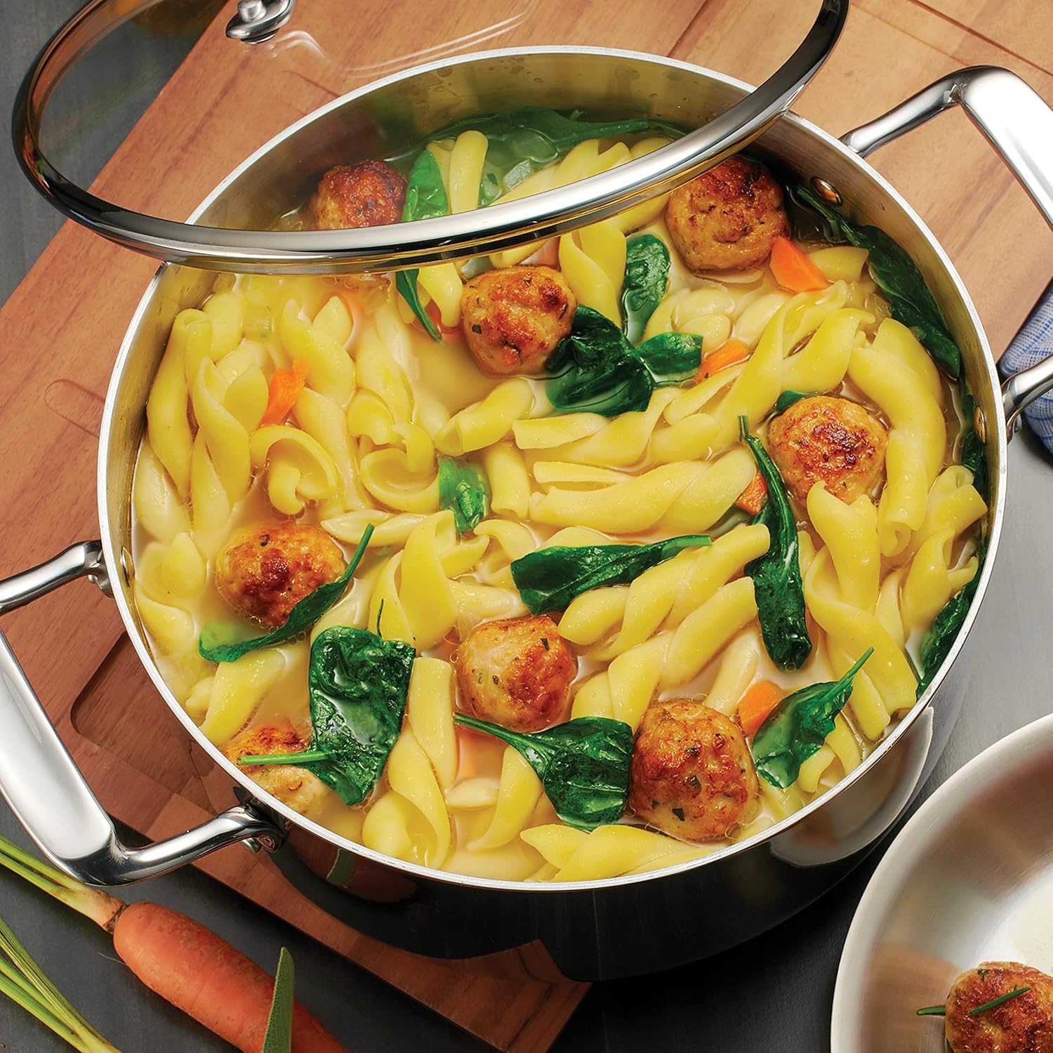 Tramontina Tri-Ply Clad 8 Qt Covered Stock Pot P57331