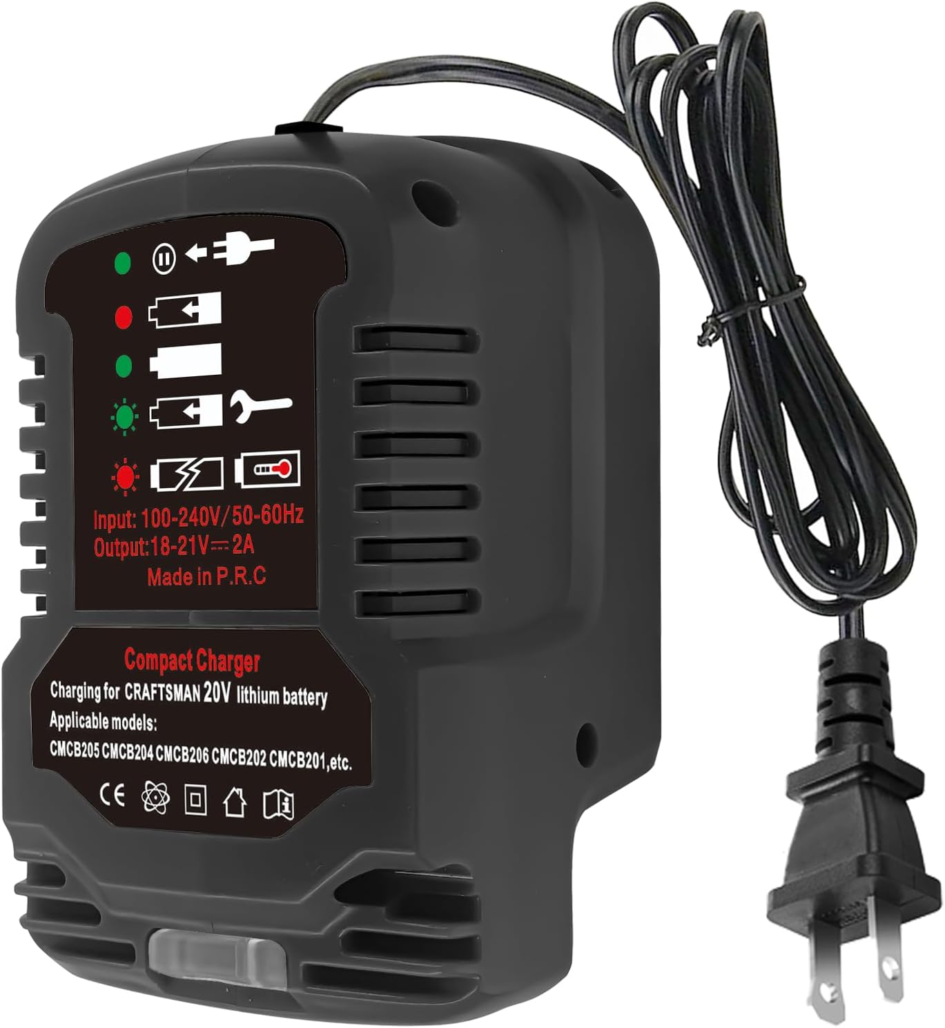 Craftsman 20V Lithium-ion Battery Charger with 2A Output V7624