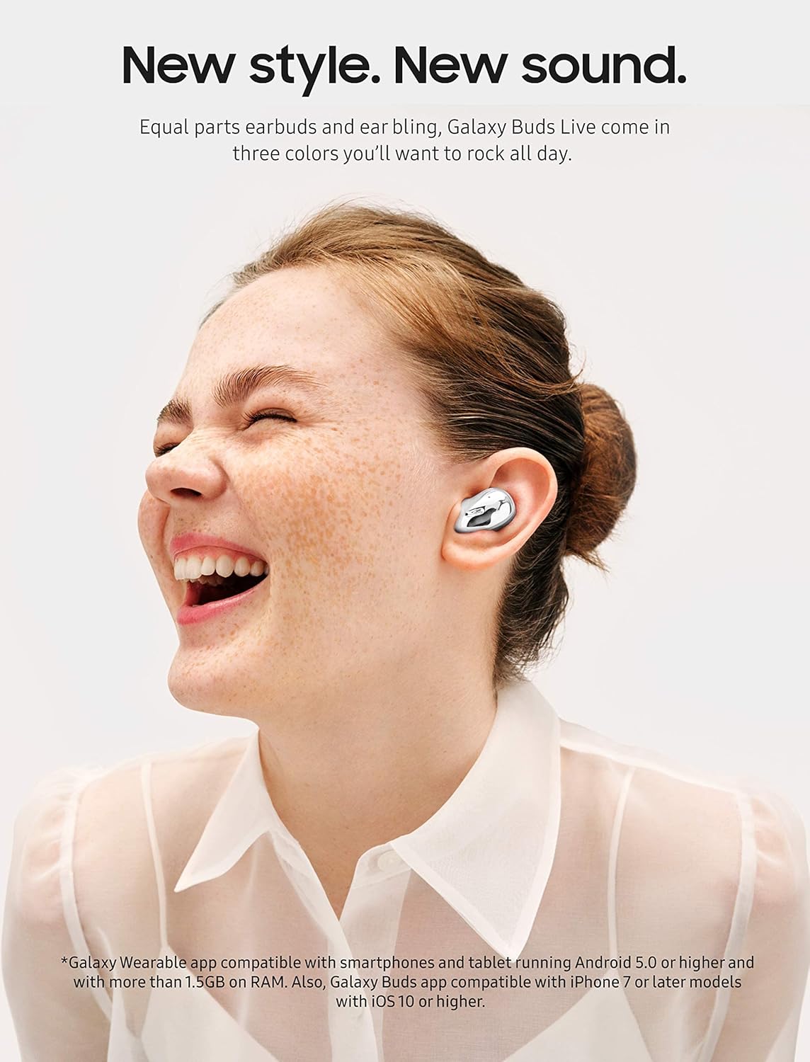 Samsung Galaxy Buds Live True Wireless Earbuds - Mystic White (Renewed) R126713