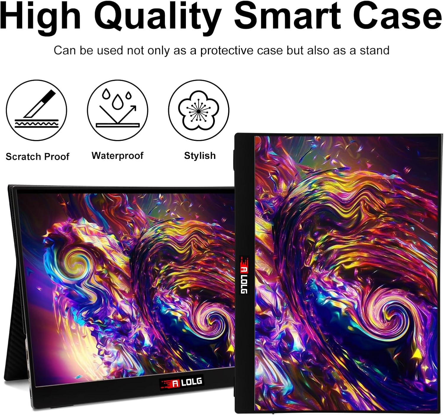 Portable Monitor 15.6 Inch FHD 1080P IPS USB-C HDMI T805