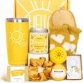 Gift Baskets for Women, 10pcs Unique Birthday Gifts for Women, Best Friend Birthday Gifts, Get Well Soon Gift Basket Sending Sunshine Gifts Cheer Up Box for Sister Friendship - BRIGHTEN UP HER DAY!