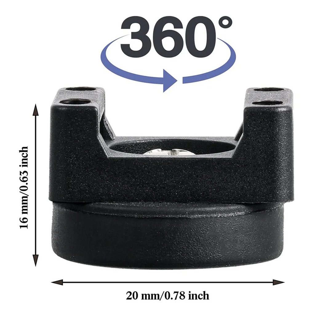 Magnetic Zip Tie Mount Cable Holder with Heavy Duty Zip Ties, Black K70345