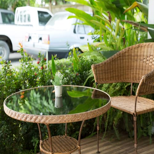 22" Round Tempered Glass Table Top, 3/8" Thick M257