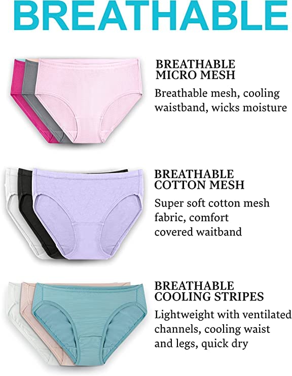 Fruit of the Loom Women's Bikini Underwear Z1805