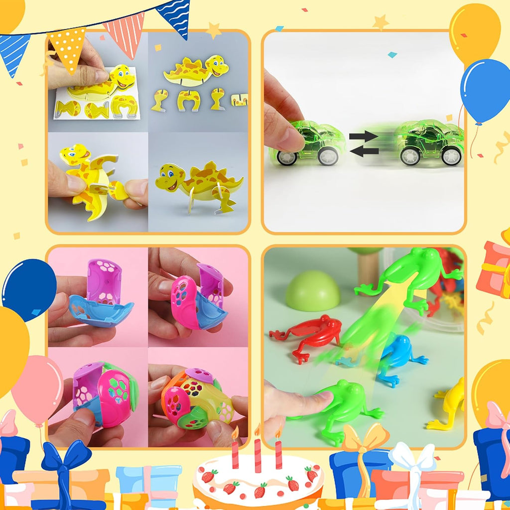 62PCS Party Favors Toy Assortment for Classroom Rewards Bulk Toys Birthday Gifts S832