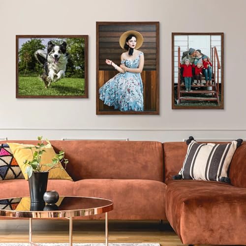 HLiWEGNS 3Pack 20x27 Matte Gold Picture Frame for Wall Display I5688
