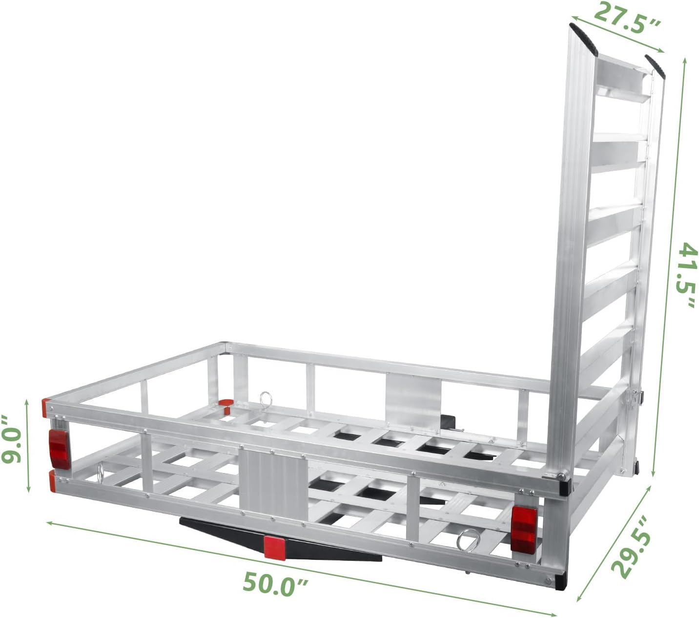 50" x 29.5" Hitch Cargo Carrier 500lb Capacity for 2" Receiver, SUV Truck Pickup T1416