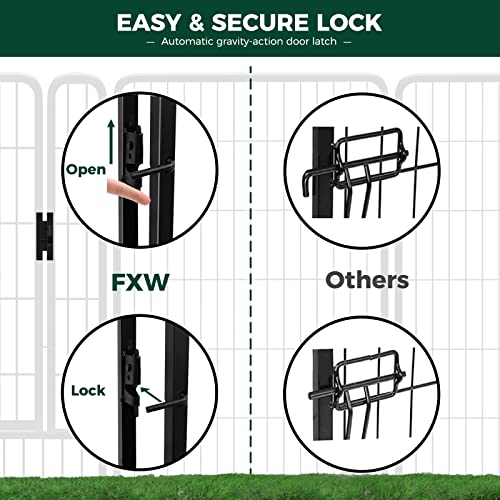 FXW Rollick Dog Playpen for Yard, RV Camping, 32 inch, 16 Panels M3615