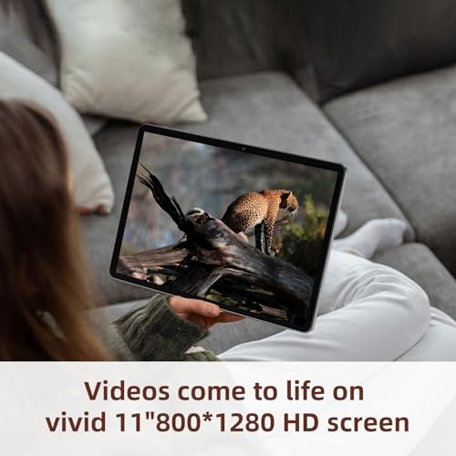 Android 14 Tablet, 11 Inch, 12GB RAM 128GB ROM, Octa-Core, Black Z533965