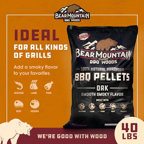 BEAR MOUNTAIN Premium Hardwood Pellets, Gourmet Blend, 20 lb Bag H570