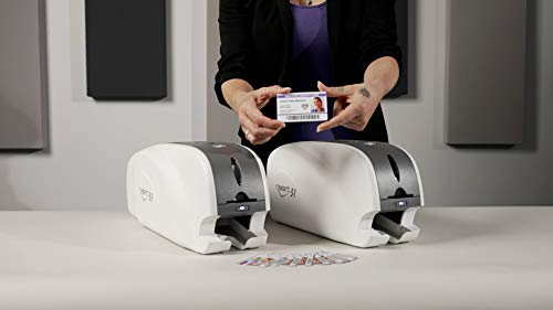 IDP SMART-21S ID Card Printer Bundle with PC Software, USB Camera, Ribbon & PVC Cards H26291