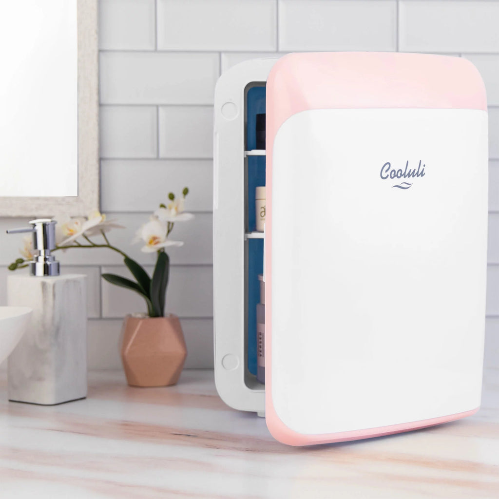 Cooluli Classic Pink 15 Liter Portable Cooler Warmer Mini Fridge G965