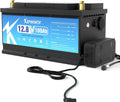 12V LiFePO4 Battery 100Ah, Lithium Batteries with Upgraded 100A BMS, UP to 4000+ Rechargeable Deep Cycles, Grade A Cells, for Marine, Camper, RV, Solar Power, Boat, Trolling Motor