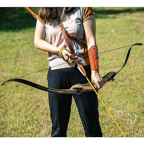 Deerseeker Archery 62" Takedown Recurve Bow Set for Adults & Youth, Right and Left Hand, 20-60lbs R34614