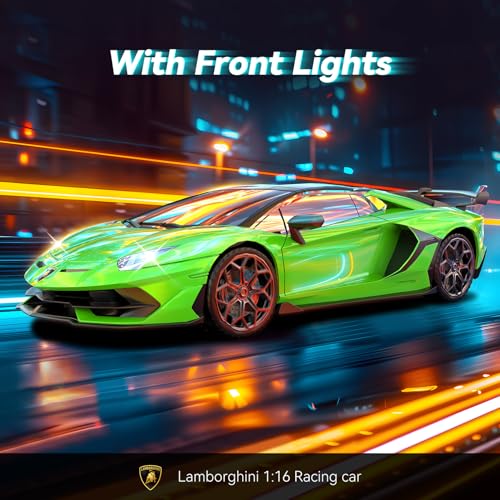 Lamborghini Officially Licensed 1:16 Scale Remote Control Car, 2.4GHz Toy for Kids N927