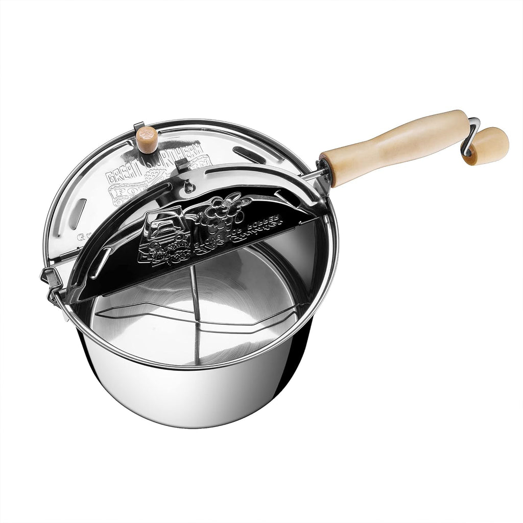 Great Northern Popcorn 6251 Stainless Steel Stovetop Popcorn Popper 6.5-Quart S5424