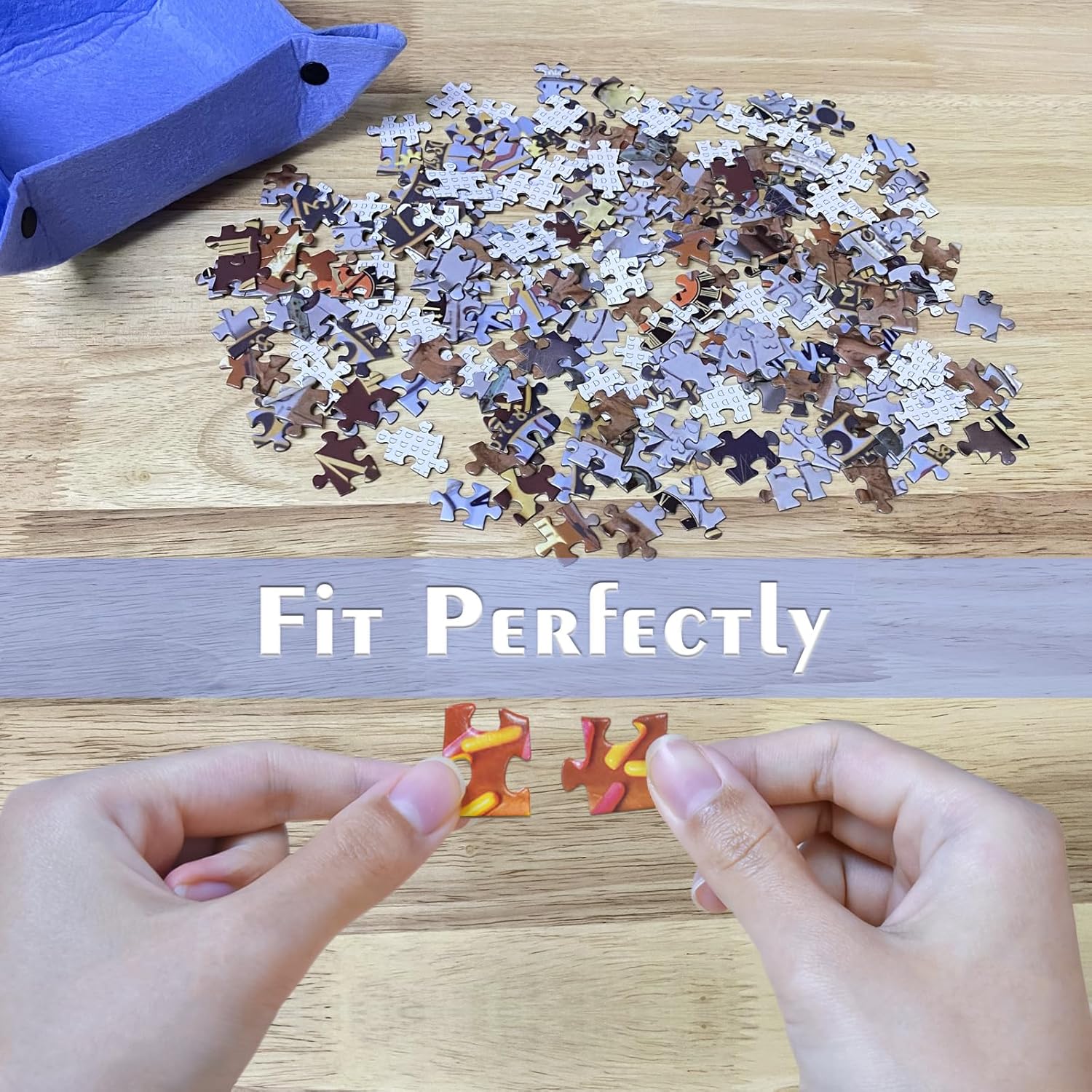 HUADADA Jigsaw Puzzles for Adults 1000 Pieces, Clock Design, Home Decor Gift J692400