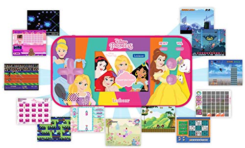 LEXiBOOK Disney Princess Portable Gaming Console with 150 Games, Pink D402951