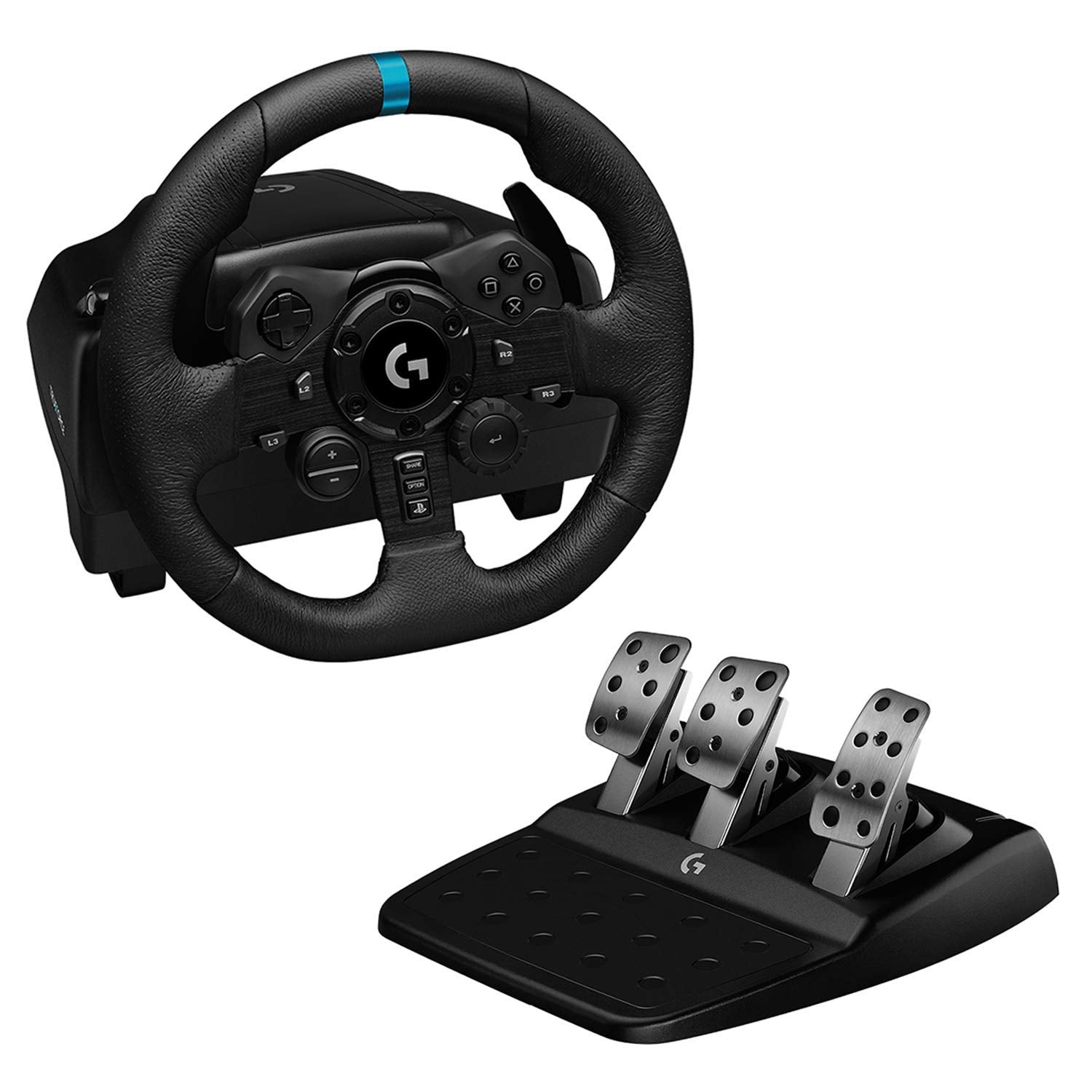 Logitech G923 Racing Wheel and Pedals for PC, PS4, PS5 M7008