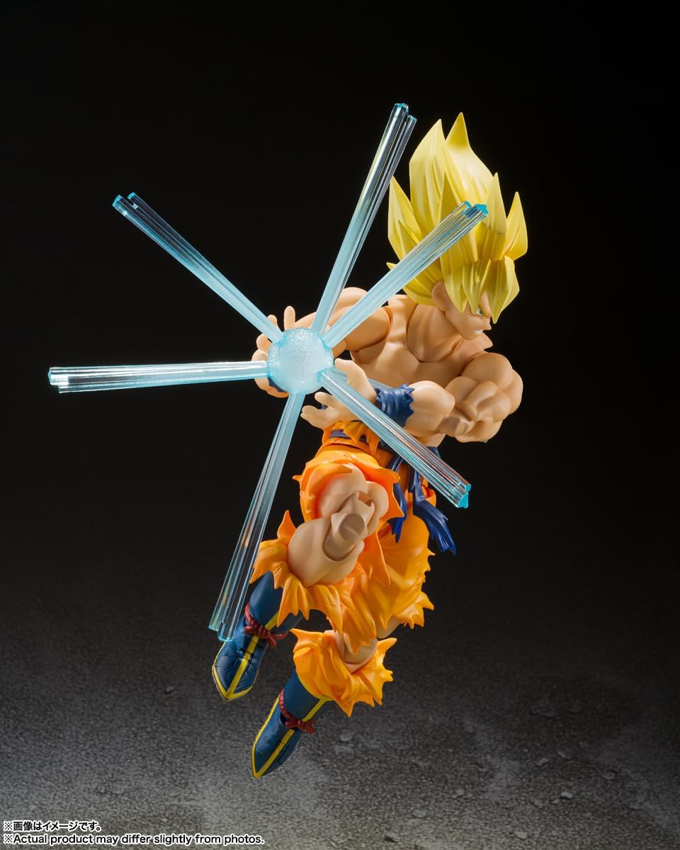 TAMASHII NATIONS Dragon Ball Z S.H.Figuarts Super Saiyan Son Goku Action Figure F78012