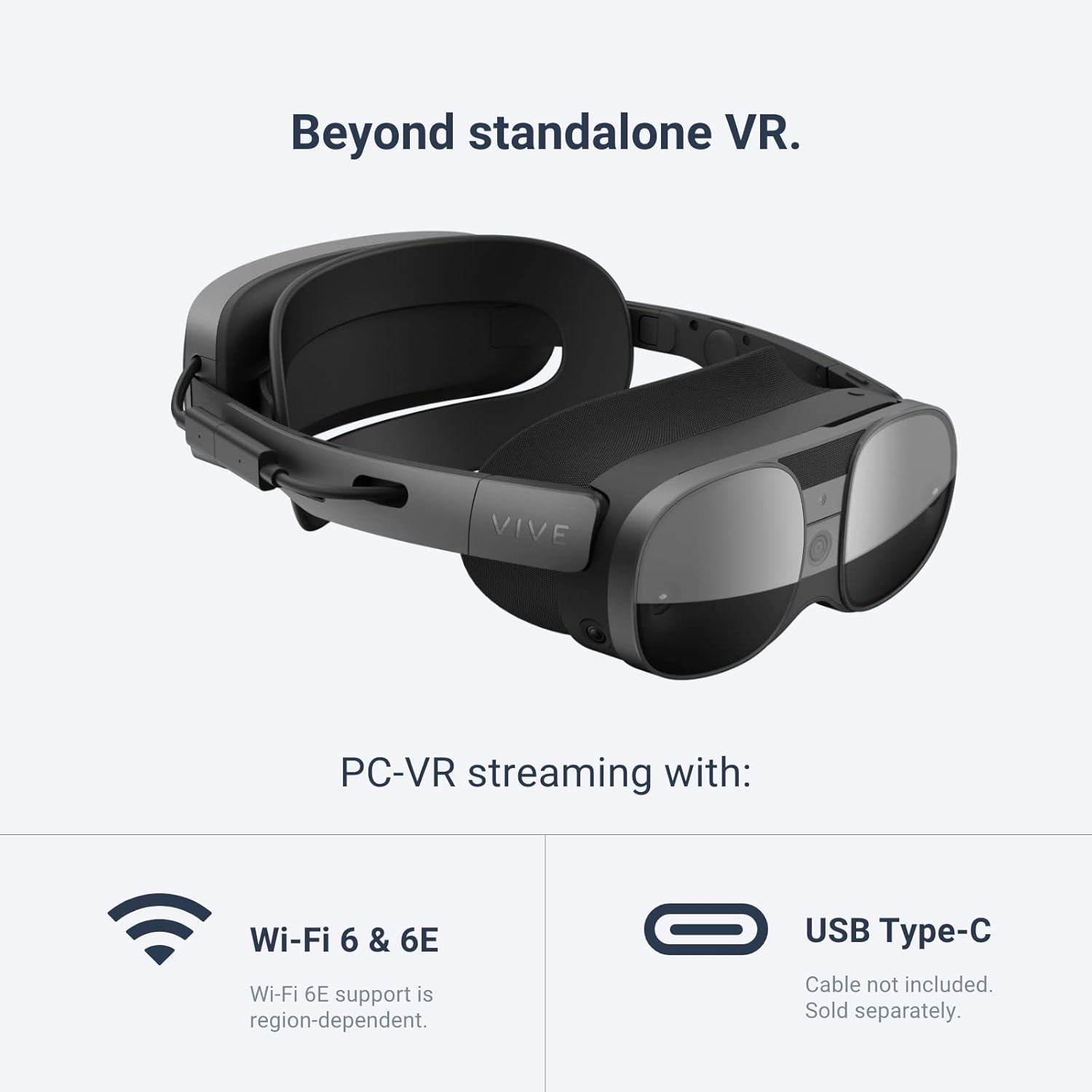 HTC Vive XR Elite Virtual Reality Headset with Controllers E99388