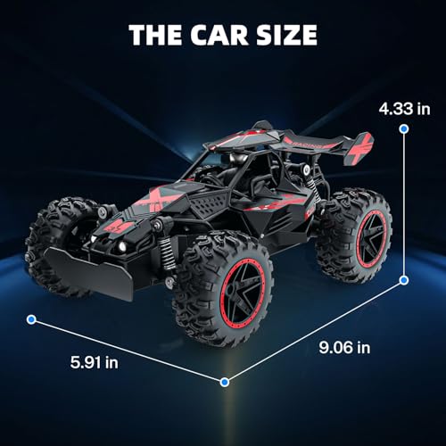 ACAMMZAR Remote Control Car, 1:18 High Speed RC Truck, Green I144