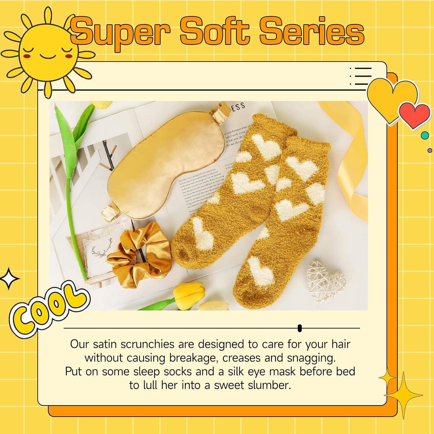 Sunshine Gift Basket for Women - Birthday Cheer Up Box for Sister Friend X5728