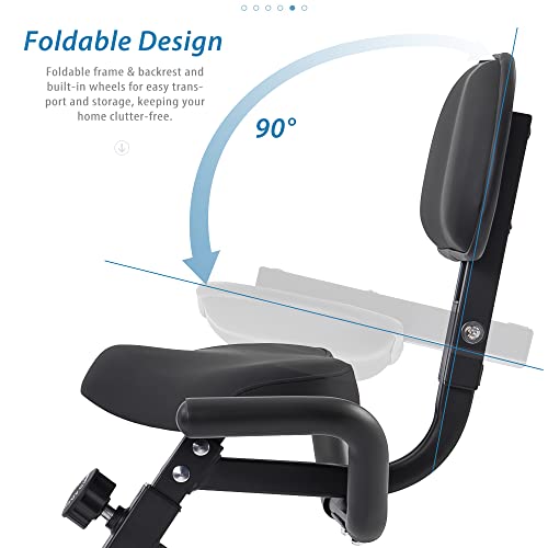2-in-1 Recumbent & Upright Exercise Bike with Magnetic Resistance J607999