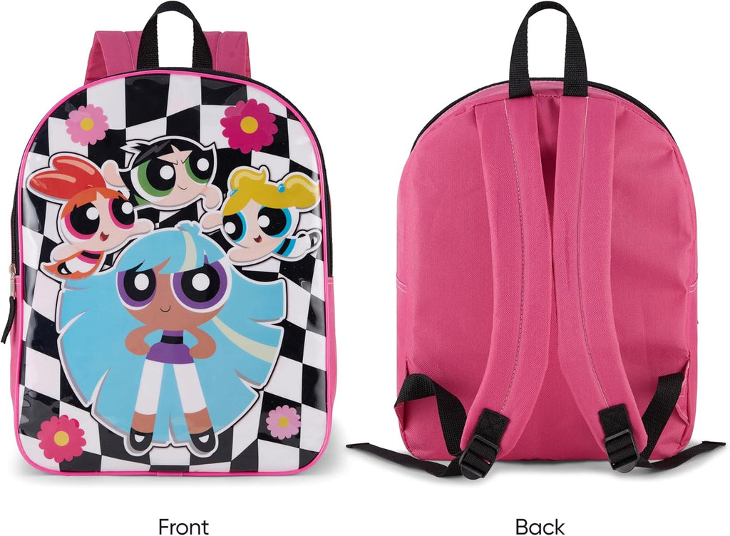 Powerpuff Girls Backpack for Girls 15" with Padded Straps D3457