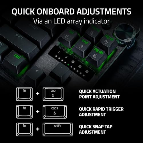 Razer Huntsman V3 Pro Mini 60% Esports Gaming Keyboard, Analog Optical Switches, Black K906