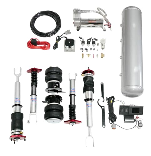 TOPair Air Struts Air Bag Suspension Compatible With 2003-2007 350Z / G35 Coupe 2003-2006 G35 Sedan (RWD