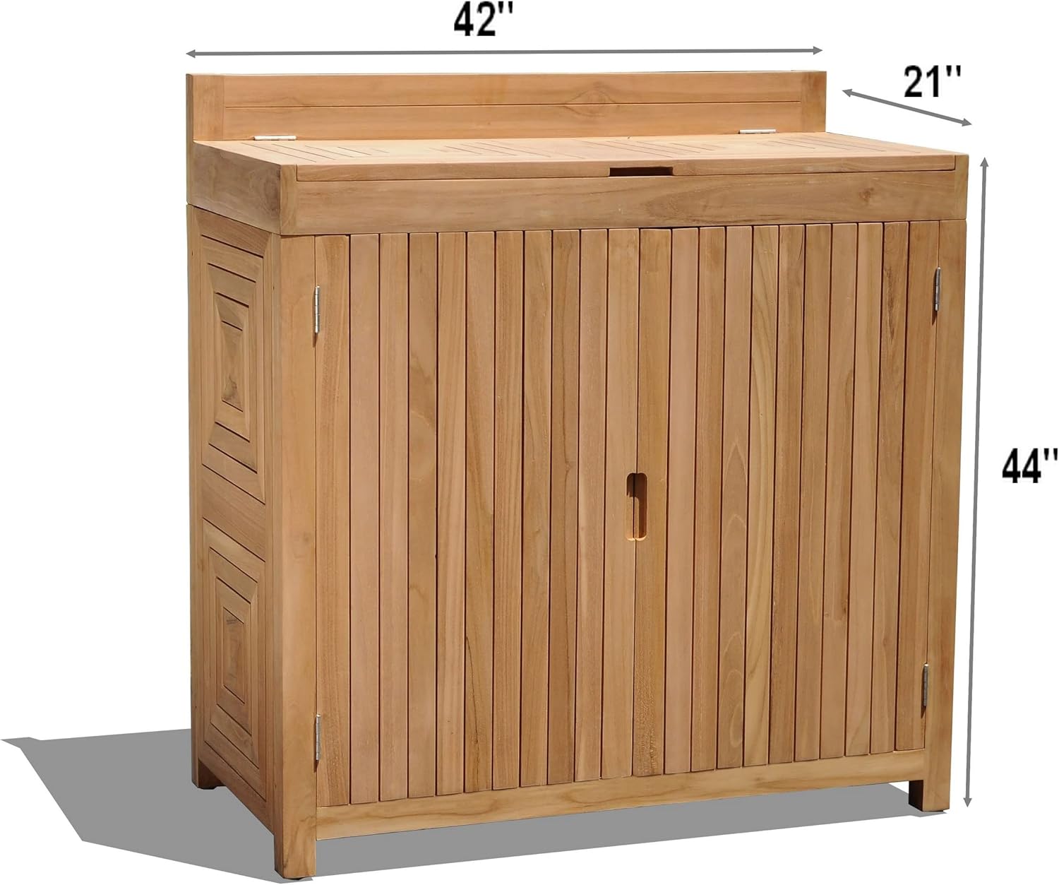 Solvang Teak Outdoor Storage Cabinet Q746165