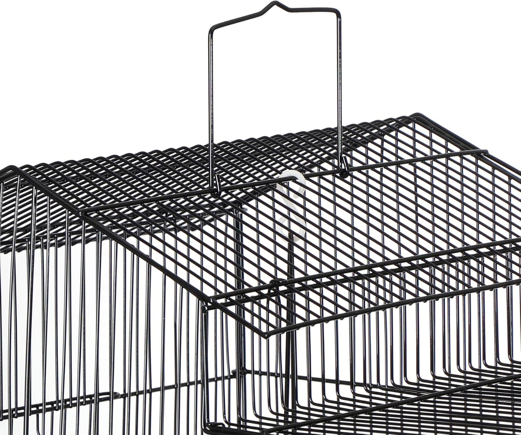 39'' Roof Top Parrot Bird Cage with Toys for Cockatiel Sun Conure H8929