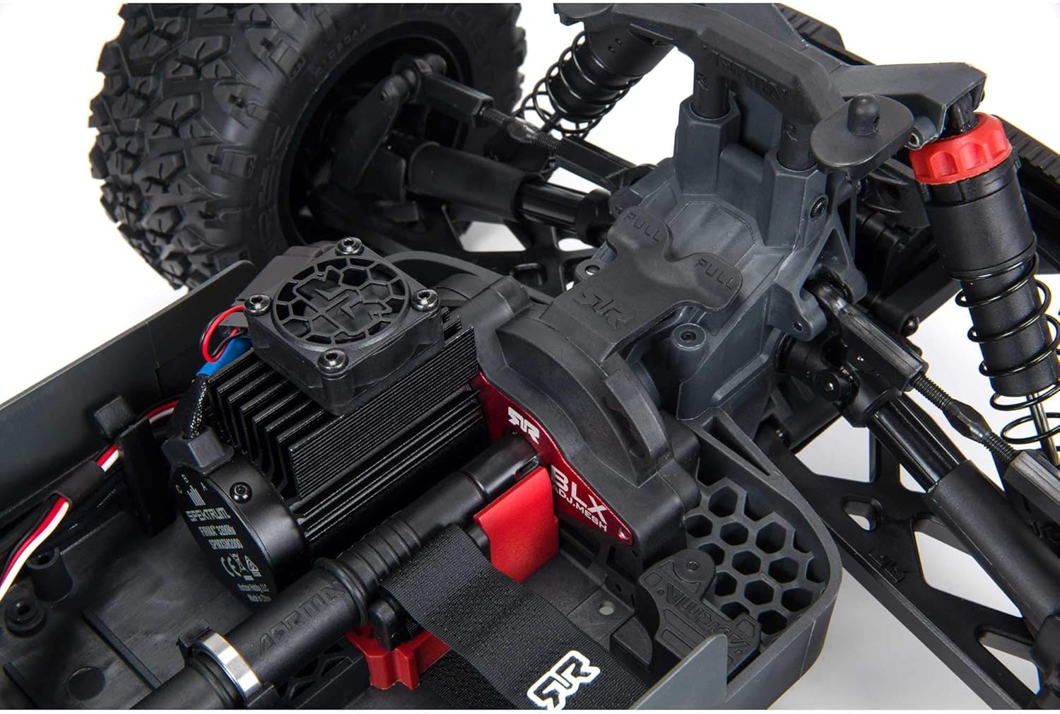 ARRMA 1/10 BIG ROCK 4X4 V3 3S BLX Brushless Monster RC Truck RTR, Black G7614